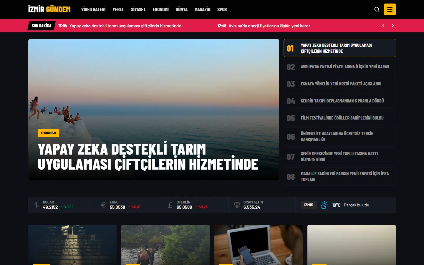 Arena tema masaüstü görünümü